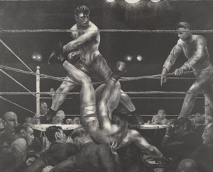 Dempsey og Firpo af George Wesley Bellows