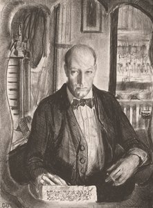Selvportræt af George Wesley Bellows af George Wesley Bellows