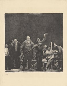 Introduktion til John L. Sullivan, 1916. af George Wesley Bellows