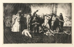 Massacre: War Series af George Wesley Bellows
