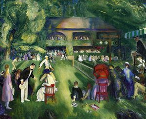 Realisme: Tennis i Newport par Bellows, George (1882-1925) af George Wesley Bellows