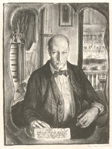 Selvportræt af George Wesley Bellows