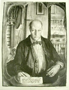 Selvportræt af George Wesley Bellows