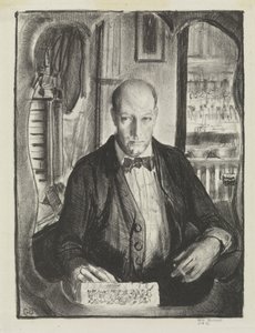 Selvportræt, 1921 af George Wesley Bellows