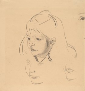 Studier af Jean, ca. 1920. af George Wesley Bellows
