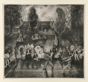 Tennis af George Wesley Bellows