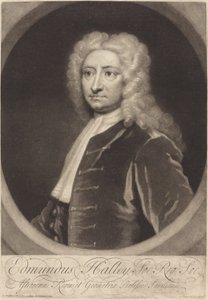 Edmund Halley af George White after Sir Godfrey Kneller