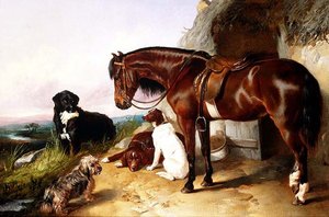 Portrætter af favoritter af George Wiliam Horlor