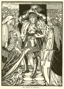 Christians bevæbning (gravering) af George Woolliscroft Rhead
