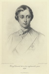 Prinsen af Wales, den fremtidige kong Edward VII, i sit attende år, 1858 af George after Richmond