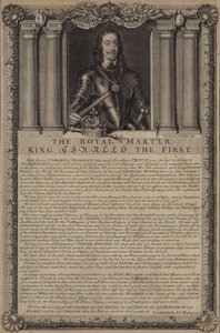 Den kongelige martyr kong Charles I af George after Vertue