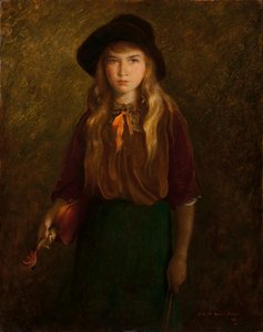 Den unge violinist af George de Forest Brush or Brusch