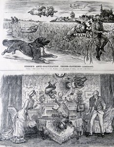 EDISONs opfindsomhed set af George du Maurier. af George du Maurier