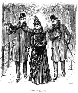 Glad tanke!, 1887 1891. af George du Maurier