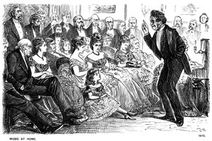 Musik derhjemme, 1872 1891 af George du Maurier