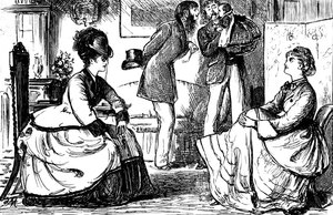 Engelske par af overklasse af George du Maurier