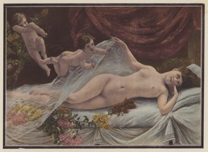 Forårets vækkelse (farve litho) af George van den Bos