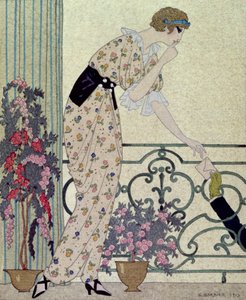 "Gazette du Bon Ton", kostumeplade fra "N