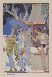 Parfumens romantik: Det antikke Grækenland (farve litho)