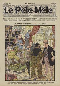 Valgbestyrelsen. Illustration til Le Pele-Mele, 1906