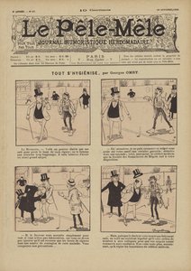 Alt hygiejniserer. Illustration til Le Pele-Mele, 1902