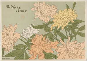 Myrane og Les Chapons Program for Free Theatre, 1889.
