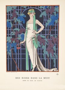 Roses in the Night, fra en samling af modeplader af Georges Barbier