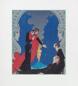 Empedokles, formodet gud. Empedokles, formodet Gud af Georges Barbier