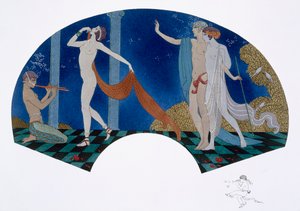 Fan design af Georges Barbier