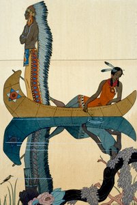 På Missouri af Georges Barbier
