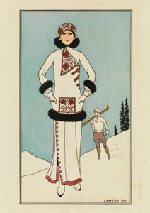 Til St.Moritz, tallerken fra 