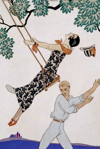 Gyngen af Georges Barbier