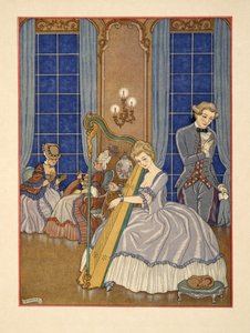 Valmont Seducing his Victim, illustration fra 