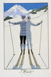 Winter: Lovers in the Snow, modetallerken fra 