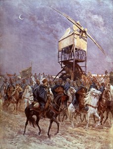 Marokkanske soldater i fransk kolonihær kæmper i Flandres af Georges Bertin Scott