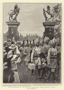 Det indiske kontingents afgang fra Hampton Court