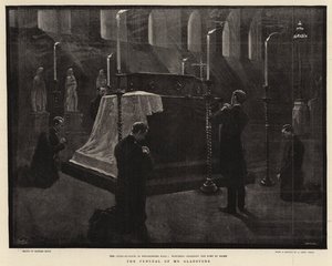 Hr Gladstones begravelse