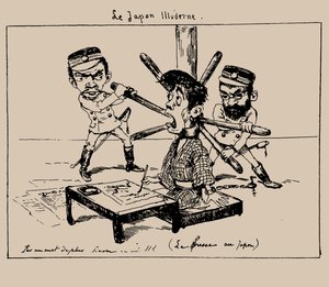 Le Japon illudere The Press in Japan, 1887. af Georges Bigot