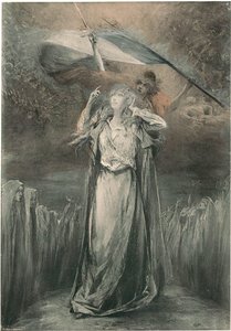 Georges Jules Victor Clairin - Théroigne de Méricourt af Georges Clairin
