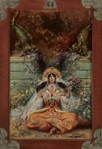 Sarah Bernhardt i rollen som Izeyl af Georges Clairin