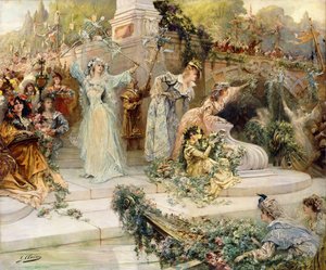 Festivalen, af Georges Clairin