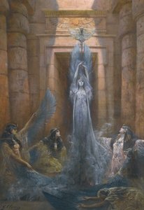 Gudinden Neith af Georges Clairin