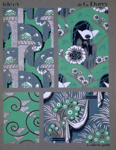 Tapetdesign, fra 