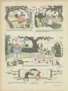 Frugter. Illustration til Le Rire af Georges Delaw