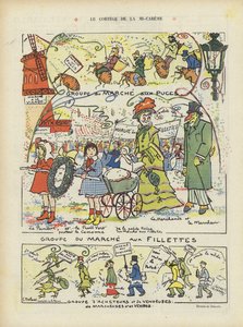 Midtfasteoptoget. Illustration til Le Rire