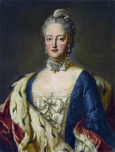Marie Anne Josephe de Baviere - hertuginde Maria Anna Josepha af Bayern (1734-1776), markgrevin af Baden-Baden - George Desmarees (1697-1776). Olie på lærred Mål: 80,5x61,5 cm Privat samling