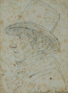 Jacques Hebert (1757-94) (blyant på papir) af Georges Francois Gabriel