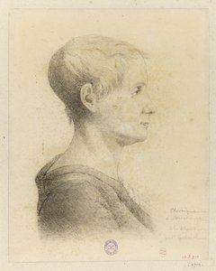 Portræt af Anne-Josèphe Théroigne de Méricourt 1762-1817, 1816. af Georges François Marie Gabriel