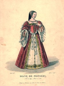 Diane de Poitiers, begyndelsen af det 19. århundrede.