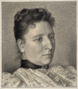 Portrait of Anna Boch af Georges Lemmen